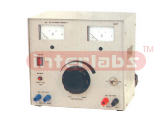 POWER SUPPLY, AC / DC, CONTINUOUS VARIABLE, WITH AMMETER / VOLTMETER